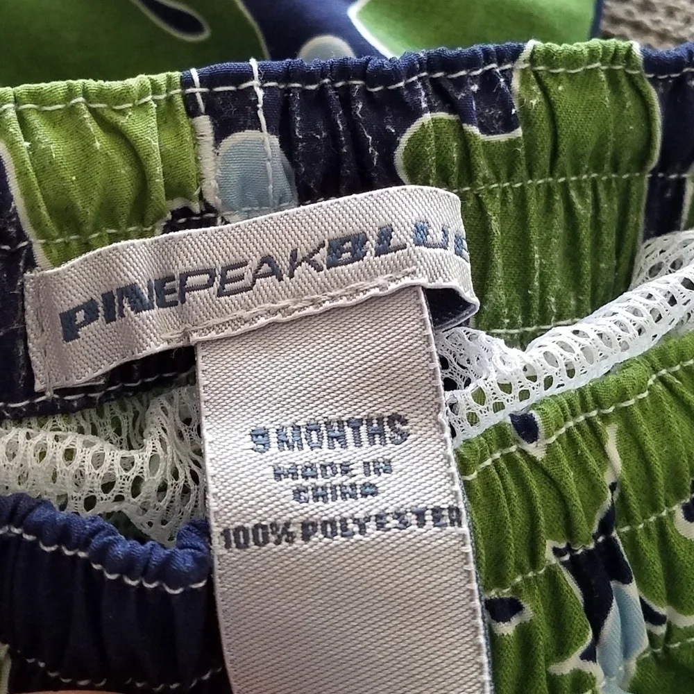 pine peak blue elastic waist